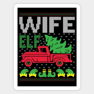 The Wife Elf Magnet